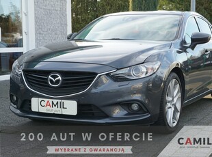 Mazda 6 III w super stanie technicznym i wizualnym, rok gwarancji w cenie,