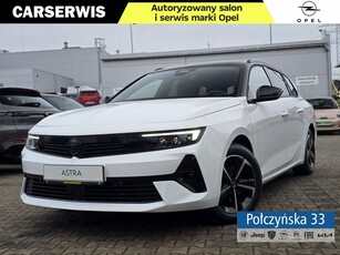 Opel Astra K ST GS 1.2 Hybrid eDTC6 136 KM S/S | Biały | Pakiet Zimowy | 2024