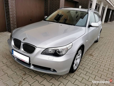 BMW SERIA 5 E61 2006r. AUTOMAT 2,5 D 177KM M57 ŁADNA