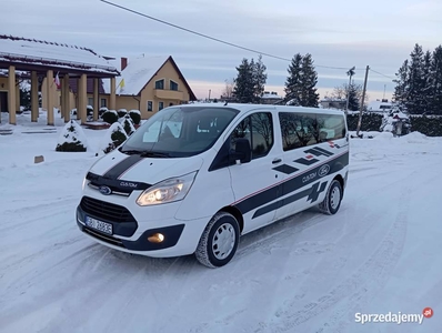 F-VAT 23%*Ford Transit Custom LONG* 2017/18*9 Osób*Salon PL