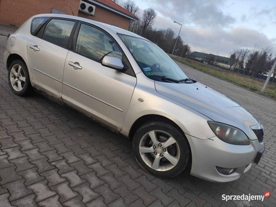 Mazda 3 2004r 1.6 hdi, z korozją ale sprawna