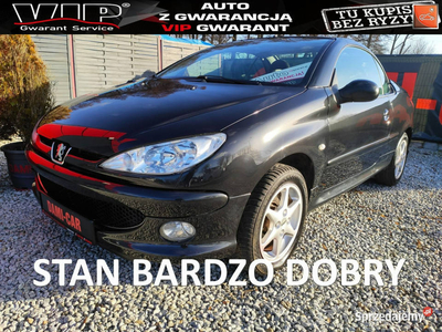 Peugeot 206 CC 1.6 110 KM Alufelgi, Bardzo dobry stan, Komp…