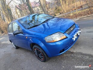 Chevrolet Aveo 1.2. 2004r. 195t.km. Opony zimowe.El.szyby.