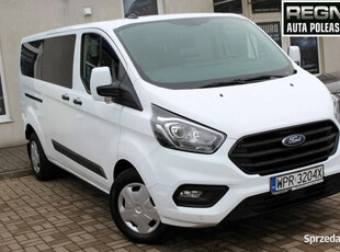 Ford Transit Custom 9-osob. L2 130KM Salon PL FV23% 1WŁ Android/Apple Temp…