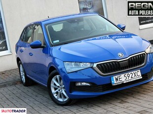 Skoda Scala 1.6 diesel 115 KM 2019r. (Sokołów)