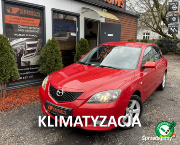 Mazda 3 1.6 D 109 KM, Klimatyzacja automatyczna, Polisa OC …