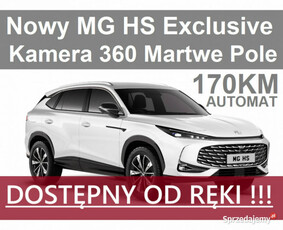 MG HS Nowy MG HS Exclusive 170KM Automat Kamera 360 Dostępnyodręki ! 1513zł