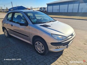 PEUGEOT 206 ładny długie opłaty