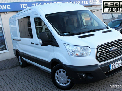 Ford Transit 7-osobowy FV23% SalonPL L3H2 Parktronic Tempomat Gwarancja VI…