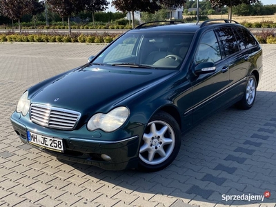 Mercedes C320 3.2 benzyna V6 218KM, Automat, SKÓRY, zadbany serwis ASO