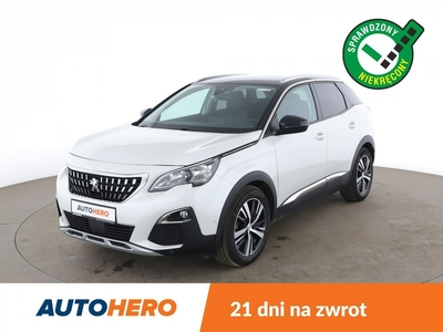 Peugeot 3008 II Automat, virtual cocpit, półskóra, navi, kamera i czujniki parkowani