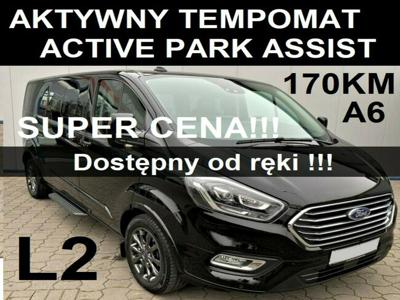 Ford Tourneo Custom L2 Titanium 170KM A6 Skórzana tapic. Aktywny tempomat Od ręki 2814zł