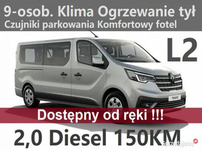 Renault Trafic L2 150KM 2,0 Klima tył Full Led Duży Ekran D…