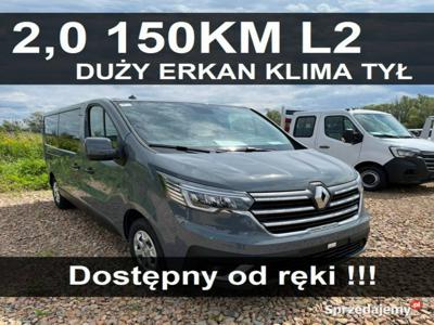 Renault Trafic L2 150KM 2,0 Klima tył Full Led Duży Ekran D…