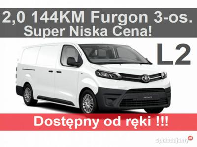 Toyota ProAce 2,0 144KM L2 Active Super Niska Cena Czujniki…