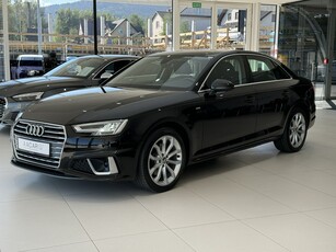 Audi A4 B9 Limousinie S-Line S-Tronic, Salon PL, 1-wł, FV23%, Gwarancja, DOSTAW