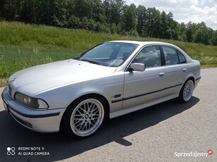 BMW seria 5 E39 silnik M57 2.5 diesel gwintowane zawieszenie felgi 19