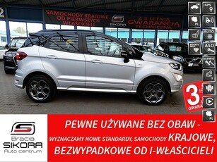 Ford EcoSport II ST-LINE Skóra+Navi+Kamera 125KM 3Lata GWARANCJI I-wł Kraj Bezwypadko