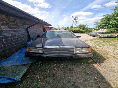 Mercedes W124 Żółte blachy