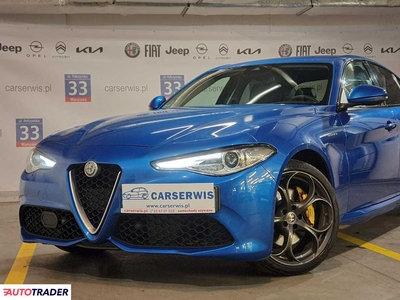 Alfa Romeo Giulia 2.0 benzyna 280 KM 2017r. (Warszawa)