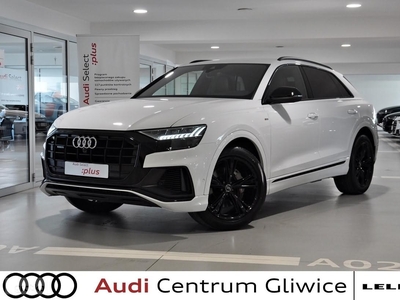 Audi Q8 3.0TDI 50TDI 286KM, HD Matrix, Masaż, S-Line, tylna oś skrętna