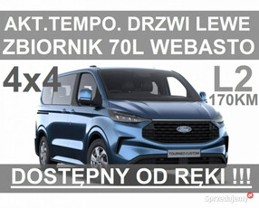 Ford Tourneo Custom 4x4 L2 Nowy Titanium 170KM Akt. Tempomat Webasto Dost.…