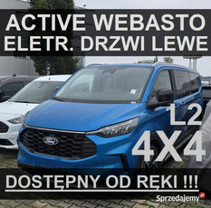 Ford Tourneo Custom L2 Nowy Active 4x4 170KM Hak Webasto Drzwi elektr. Dos…