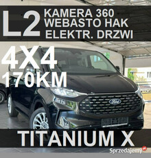 Ford Tourneo Custom L2 Nowy Titanium X Drzwi elektr. 4x4 170KM Hak Webasto…