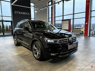 Volkswagen Tiguan R-Line 2.0TSI 180KM DSG 4motion 2018 r., salon PL, serwi…