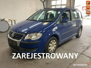 Volkswagen Touran 1,9 TDI, 5 miejsc, po liftingu, drugie koła, hak, tempom…