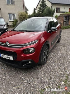 Citroen C3 1.2 110KM Shine czerwony zadbany