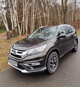 Honda CR-V IV iDTEC, 160KM, PL SALON, 2 KPL. KÓŁ,4X4, Bezwypadkowa, rej.2017r