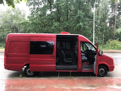 Używane Volkswagen Crafter 9 osób, FULL OPCJA, górna klima, łóżko, DVD