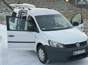 VW Caddy 1,6 TDI 75 KM 5-Osobowy, Faktura Vat marża