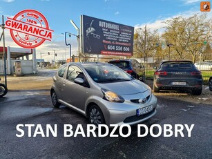 Toyota Aygo I 1.0 Benzyna 68 KM, Klimatyzacja, Alufelgi, Isofix, Skóra + Alkantara