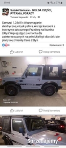 Suzuki samurai 1.3 wtrysk