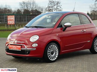 Fiat 500 1.2 benzyna 69 KM 2010r. (Goczałkowice-Zdrój)