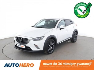 Mazda CX-3 skóra/ navi /grzane fotele /kam.cofania /tempomat/ Bluetooth /PDC