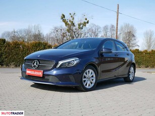 Mercedes A-klasa 1.6 benzyna 122 KM 2017r. (Goczałkowice-Zdrój)