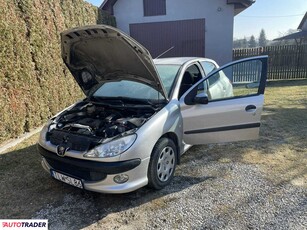 Peugeot 206 1.4 benzyna + LPG 75 KM 2008r.