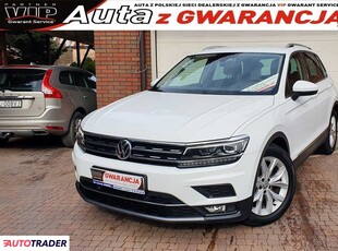 Volkswagen Tiguan 1.4 benzyna 150 KM 2018r. (Aleksandrów Łódzki)