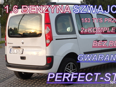 RENAULT KANGOO 1.6_106KM_ KLIMA_LPG STAG_2xkomplet KÓŁ CB RADIO