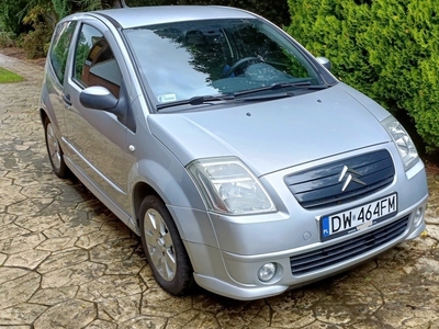 Citroen C2 pierwszy właściciel , salon , bezwypadkowy , niski przebieg , C2 VTR