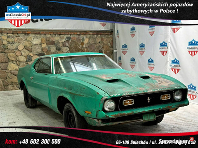 Ford Mustang Mach I 1972 silnik V8 VIN Q Poszukiwany model FASTBACK II (19…