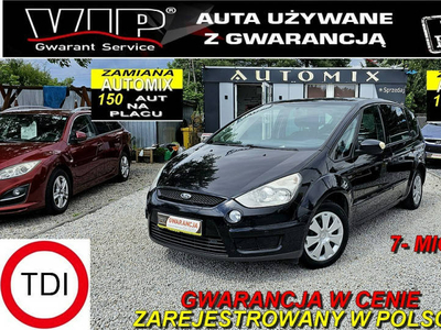 Ford S-Max 2,0TDCI ! 7OS.7 foteli .ZAREJESTR. Dobre wyposażenie/Gwarancja*…