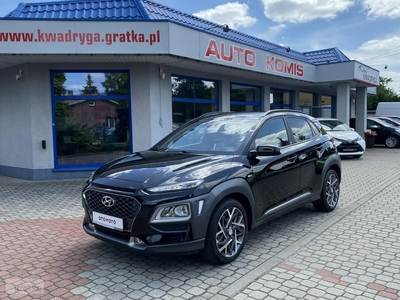 Hyundai Kona Hybrid, Kamera,Pół skóry,Head UP,Navi, Gwarancja