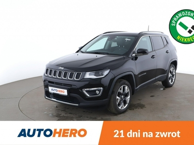 Jeep Compass II automat/ 4x4/ skóra/ panorama/ Bluetooth/ tempomat /PDC