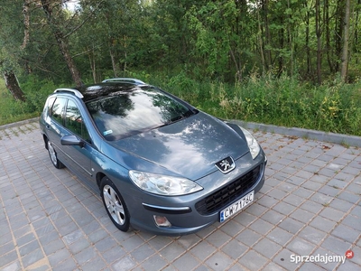 Peugeot 407SW/Bez Rdzy / 2.0HDi / Sprawny / Dł. opłaty!