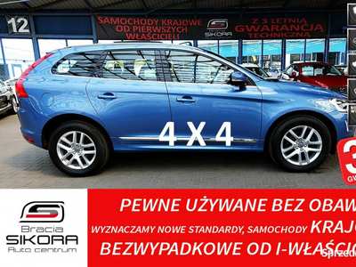 Volvo XC 60 PANORAMA+Skóra 3Lata GWAR. 1wł Kraj Bezwypad T5 245KM AWD Summ…