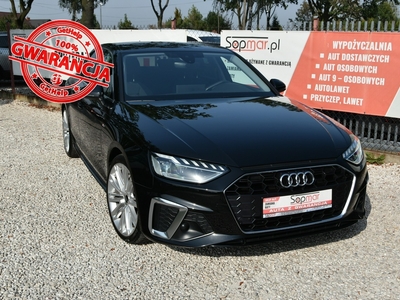 Audi A4 B9 40TFSi 204KM XI.2022r. PL SALON Sline Virtual Kamera FullLED Fv23